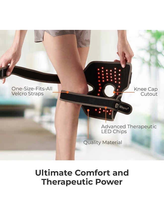 LifePro Vibration & Near Infrared Light Therapy Knee Brace - Image 3